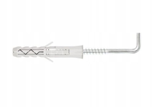 Kołki rozporowe z hakiem prostym 10x50mm 6szt