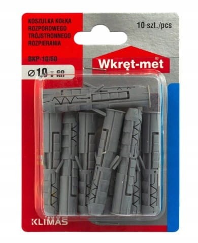 Koszulka kołka rozporowego 10x60mm 10szt
