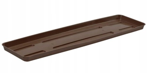 Podstawka pod doniczkę 60 cm prostokątna brązowa