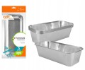 Foremka aluminiowa do pieczenia 1000 ml zestaw 5 sztuk