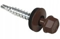 Wkręt farmerski 4,8x35mm 20szt łeb sześciokątny brązowy