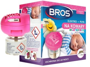 Środek na komary dla dzieci od 1 roku życia Elektro + płyn 40ml