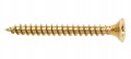 Wkręty hartowane do drewna 4,5x60mm 14szt PZ2 złote