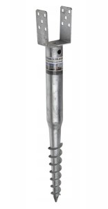 Podstawa słupa kotwa stalowa 90x685mm świder