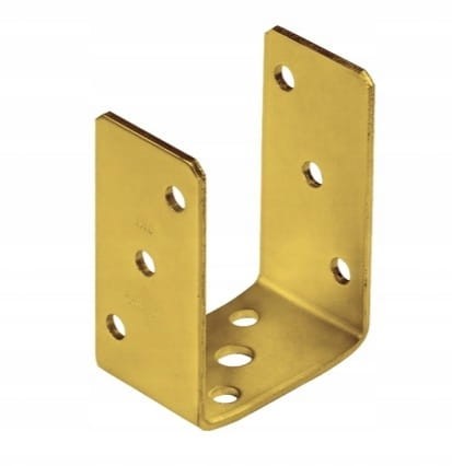 Podstawa słupa 71x120x60mm kotwa złota