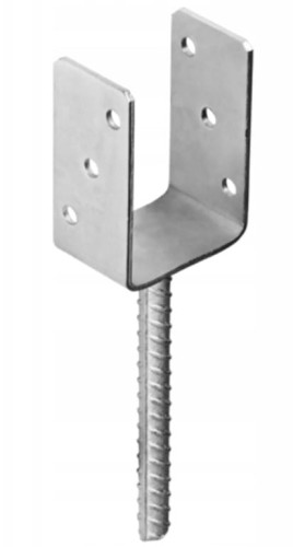 Podstawa słupa kotwa 141x120mm M18 do wmurowania