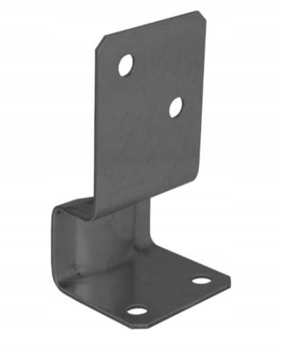 Podstawa słupa przykręcana antracyt 70x70x142mm 