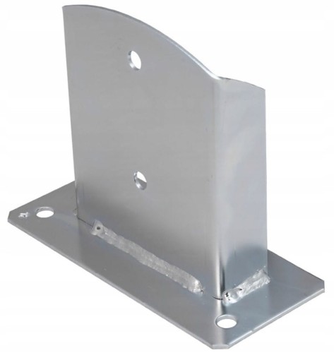 Podstawa słupa 102x150x2,5mm cynk galwaniczny