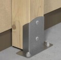 Podstawa słupa 102x150x2,5mm cynk galwaniczny