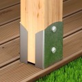 Podstawa słupa 92x150x2,0mm cynk galwaniczny