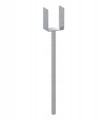 Podstawa słupa kotwa ocynkowana 121x624x124mm