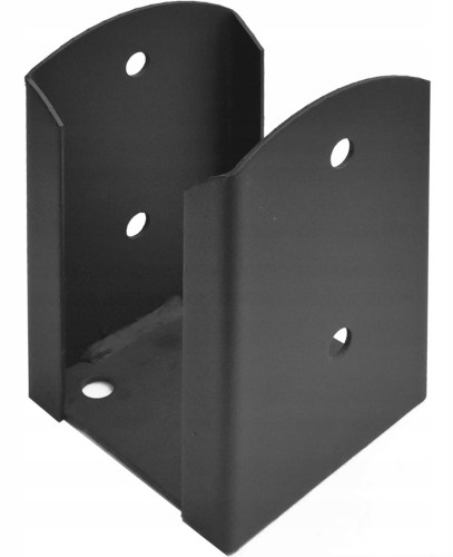 Podstawa słupa przykręcana do betonu 91x150x2,0mm antracyt