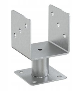 Podstawa słupa przykręcana do betonu 101x101x163mm