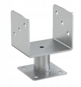Podstawa słupa regulowana 121x121x163mm ocynkowana