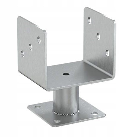 Podstawa słupa regulowana 121x121x163mm ocynkowana
