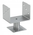 Podstawa słupa przykręcana do betonu 141x141x163mm