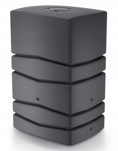 Zbiornik na deszczówkę antracytowy wytrzymały do ogrodu 450l