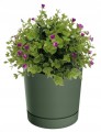 Doniczka z podstawką zielona pinia 19,9 cm Tubo