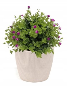 Doniczka osłonka plastikowa biała 11 cm Magnolia Jumper