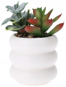 Roślina sztuczna w ceramicznej doniczce 14 cm