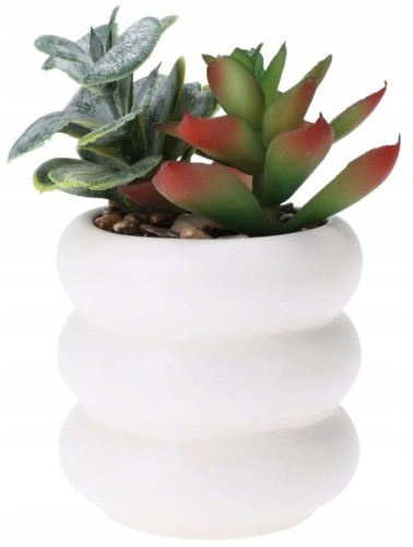 Roślina sztuczna w ceramicznej doniczce 14 cm