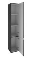 Słupek łazienkowy wiszący czarny połysk 157 x 30 cm Modus