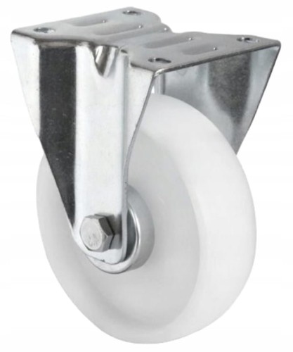 Zestaw kołowy stały plastikowy 80 mm łożysko wałeczkowe