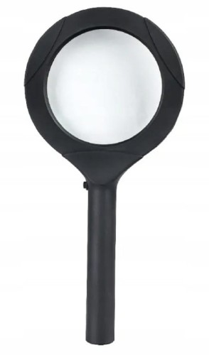 Grand Lupa szklana z podświetleniem LED szkło powiększające 8,5 cm
