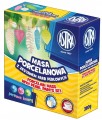 Masa porcelanowa plastyczna + farby perłowe do malowania 380 g + 3 kolory