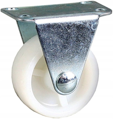 Zestaw jezdny stały koło stałe plastikowe 25 mm meblowe