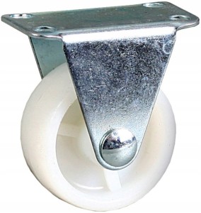 Zestaw jezdny stały koło stałe plastikowe 32 mm meblowe