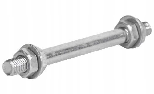 Komplet osiowy do koła do taczki 400 mm metalowy śruba M12