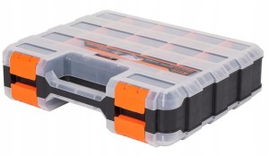 Organizer warsztatowy dwustronny z uchwytem na narzędzia 32x26 cm