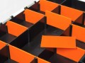 Organizer warsztatowy dwustronny z uchwytem na narzędzia 32x26 cm