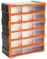Organizer warsztatowy plastikowy 22 szuflady wiszący 47x38,5 cm
