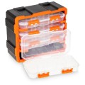 Organizer modułowy warsztatowy 4 pojemniki 32,4x38,2 cm