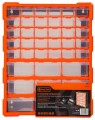 Organizer warsztatowy plastikowy 39 szuflad ścienny 48,5x38,5 cm