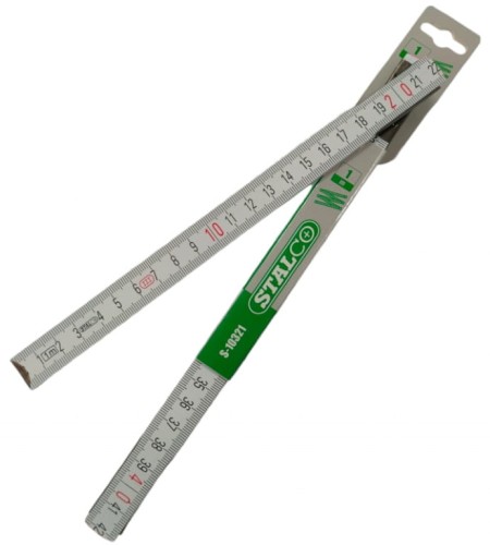 Miara składana 1m drewniana metrówka budowlana