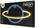 Neon LED Saturn dekoracyjny ścienny lampa nocna 23,5x17x2 cm