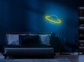 Neon LED Saturn dekoracyjny ścienny lampa nocna 23,5x17x2 cm
