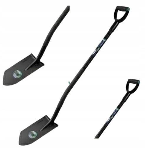 Szpadel ostry ze stalowym trzonkiem 120 cm