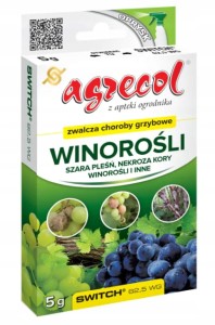Oprysk na choroby grzybowe winorośli 5 g szara pleśń