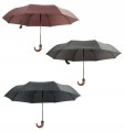 Parasol automatyczny krótki składany 69 cm czarny