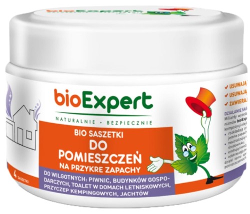 Saszetki na brzydkie zapachy do pomieszczeń 4 sztuki