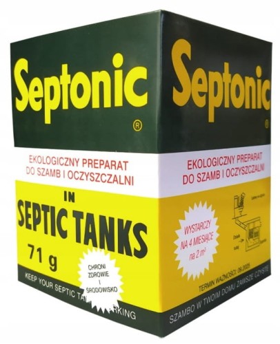 Preparat do szamba i oczyszczalni domowych 71g aktywator 4 saszetki