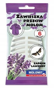 Zawieszka perfumowana przeciw molom zapach lawendowy