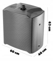 Modułowy zbiornik na deszczówkę antracytowy 125L
