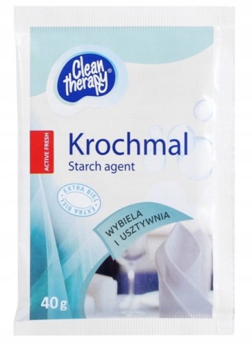 Krochmal wybielający w proszku usztywniający 40g