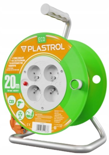 Przedłużacz bębnowy ogrodowy 20m 3x1mm2