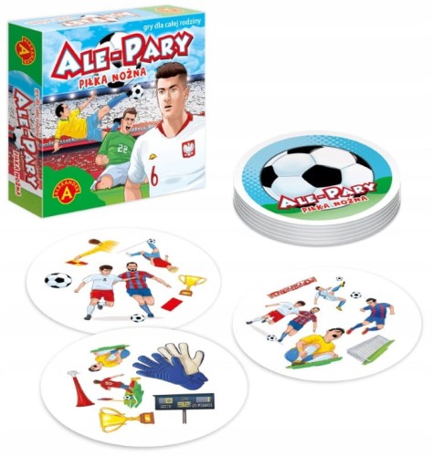 Gra karciana Ale pary piłka nożna prosta gra na spostrzegawczość